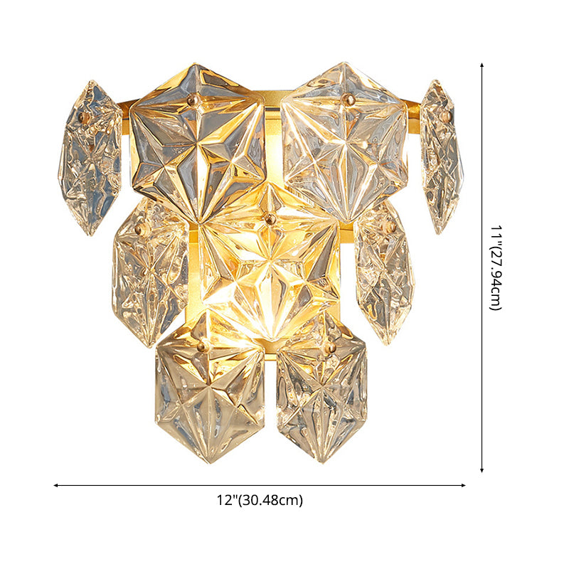 Abgestufte Wandmontageleuchte modern