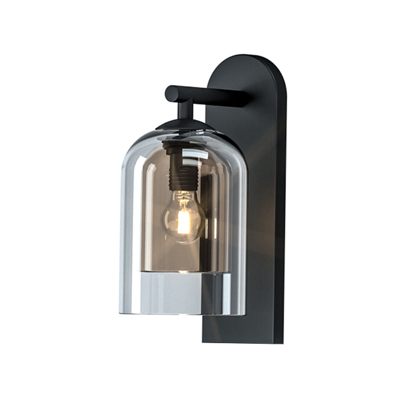 1-Licht-Halbzylinder Wandleuchte modern