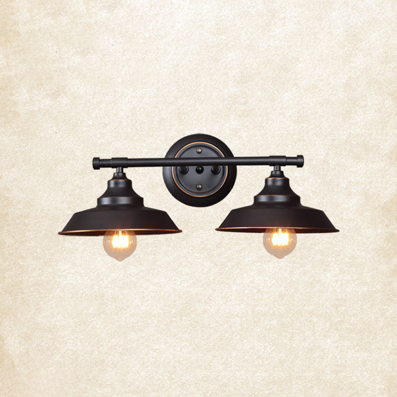 Spresso Barn Barn Wall Donce en luz de pared de hierro retro de estilo retro industrial para el baño