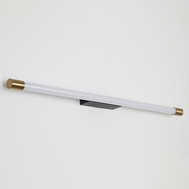 Lampada a parete a LED lineare oro in moderna luce murale in alluminio in stile conciso con tonalità acrilica