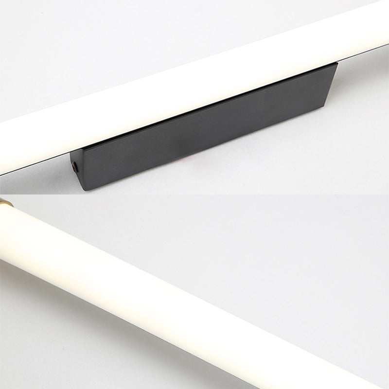 Gold Linear LED Wall Lamp in Modern Concise Style Aluminium Wall Light with Acrylic Shade