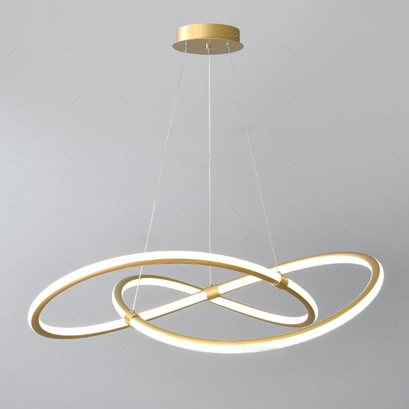 2 kleur optioneel moderne kroonluchter gedraaid kroonluchter voor slaapkamer in de woonkamer