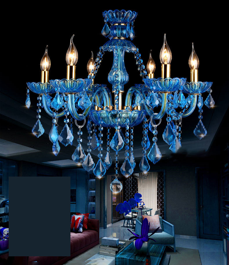 Kerze Kronleuchter Leuchte Traditionelle Kristallheizbeleuchtung für das Restaurant