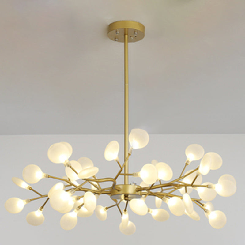 Foglie Lampada lampada lampada da design moderno illuminazione a sospensione acrilica per il ristorante