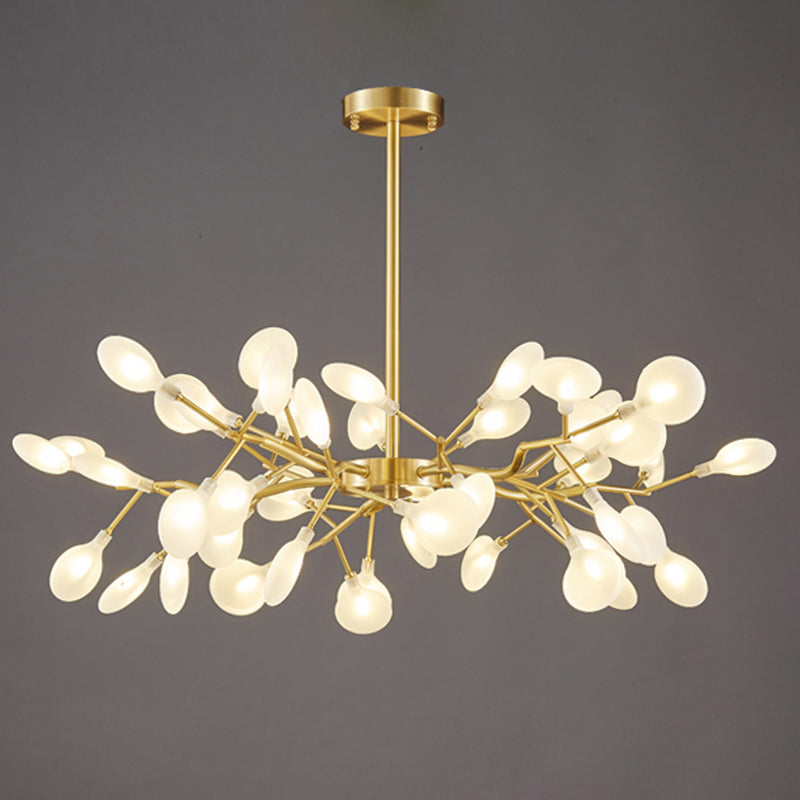 Foglie Lampada lampada lampada da design moderno illuminazione a sospensione acrilica per il ristorante