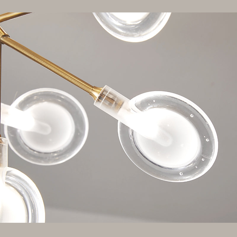 Foglie Lampada lampada lampada da design moderno illuminazione a sospensione acrilica per il ristorante