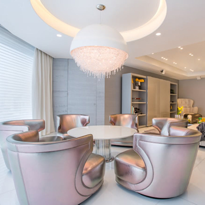 Noordse stijl bol hanglampverlichting kristal eetkamer plafond kroonluchter