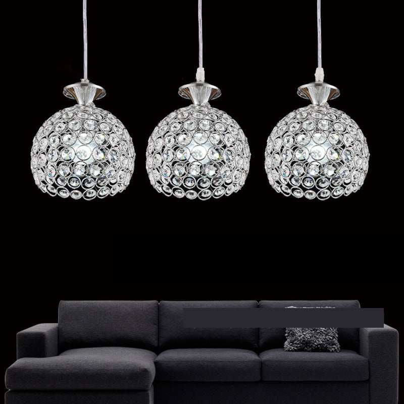 Éclairage de plafond de salon à pendentif de suspension minimaliste