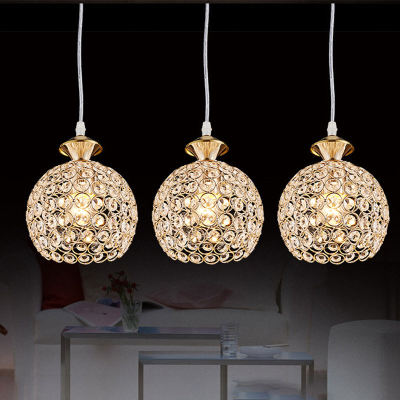 Éclairage de plafond de salon à pendentif de suspension minimaliste