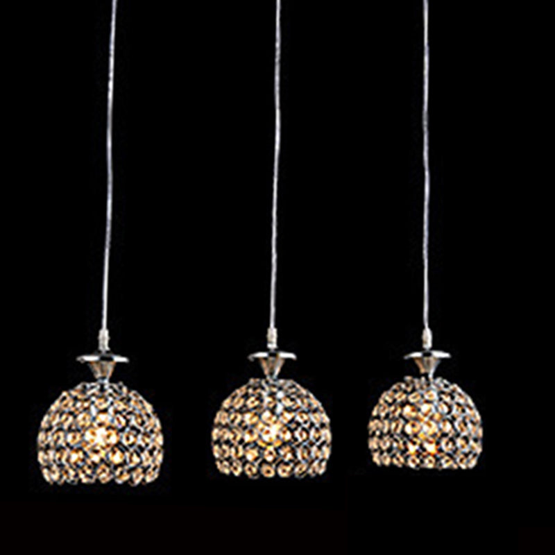 Éclairage de plafond de salon à pendentif de suspension minimaliste