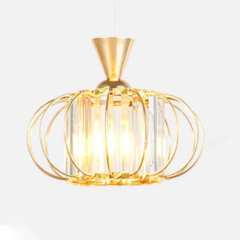 Lanterne salle à manger suspendue à la lumière du luminaire cristallin