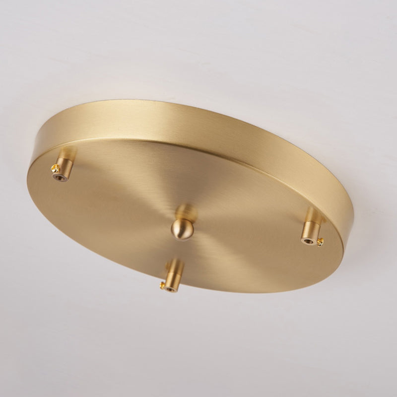 Balle Shade Dining Room Suspension lampe cristal Minimaliste Lumière suspendue en or