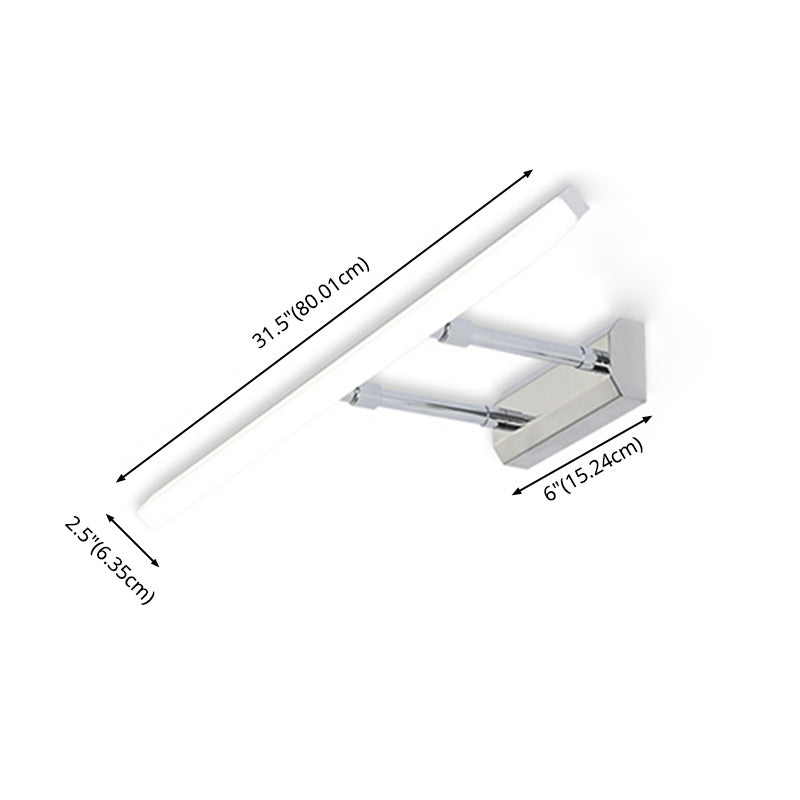 Bar Aluminium Wall Sconce Lighting Simplicity Style LED Wall Mounted Light Fixture