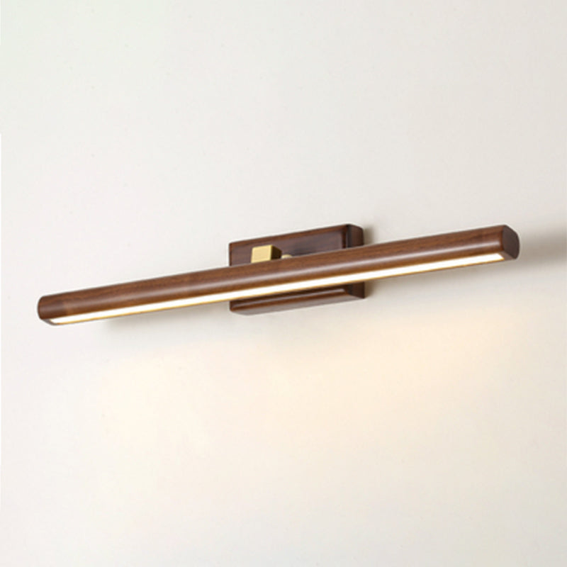 Lineaire wandlicht SCONCE HEDENDAAGE HOUTE LED BADADHAIL WANDELLICHTING BELAND IN BRUIN