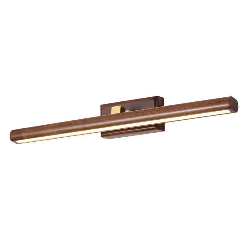 Lineaire wandlicht SCONCE HEDENDAAGE HOUTE LED BADADHAIL WANDELLICHTING BELAND IN BRUIN