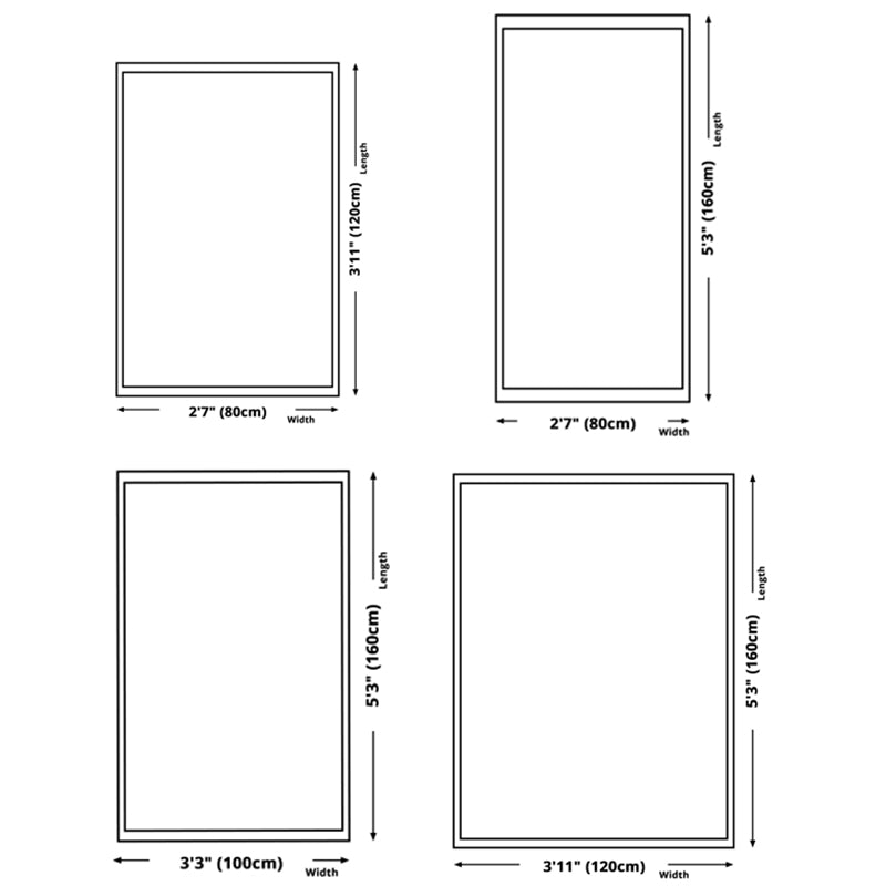 Gray Simple Indoor Carpet Polyester Geometric Rug Anti-Split Backing Area Rug for Home Decoration