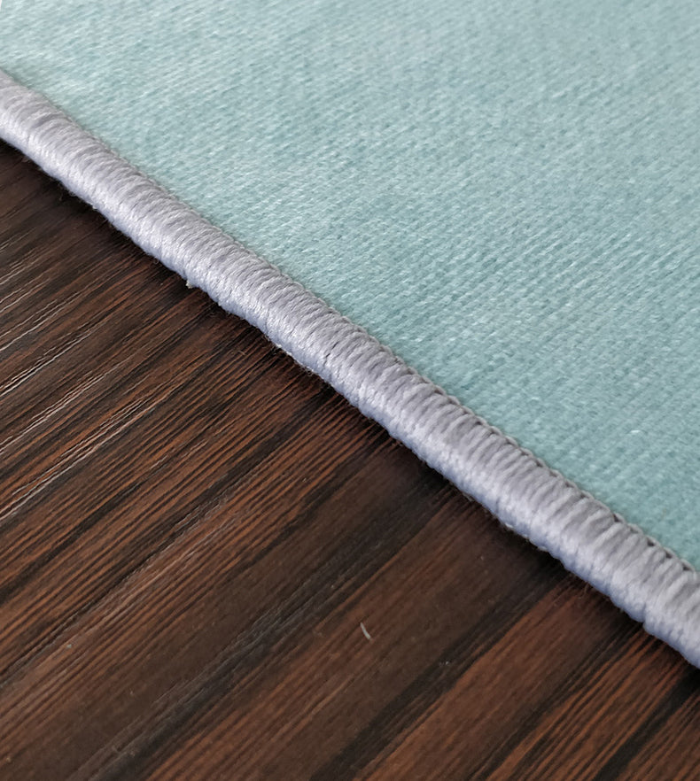 Multicolor Comfort Indoor Rug Polyester Geometric Print Carpet Non-Slip Backing Rug for Living Room