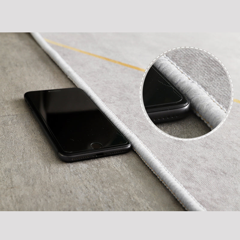 Multicolor Home Decoration Carpet Modern Triangle Print Area Rug Polyester with Non-Slip Backing Rug