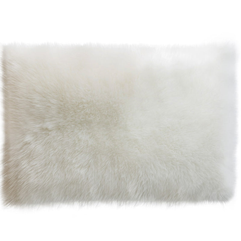 Comfort Shag Area Rug Calming Solid Polypropylene Carpet Easy Care Washable Rug for Living Room