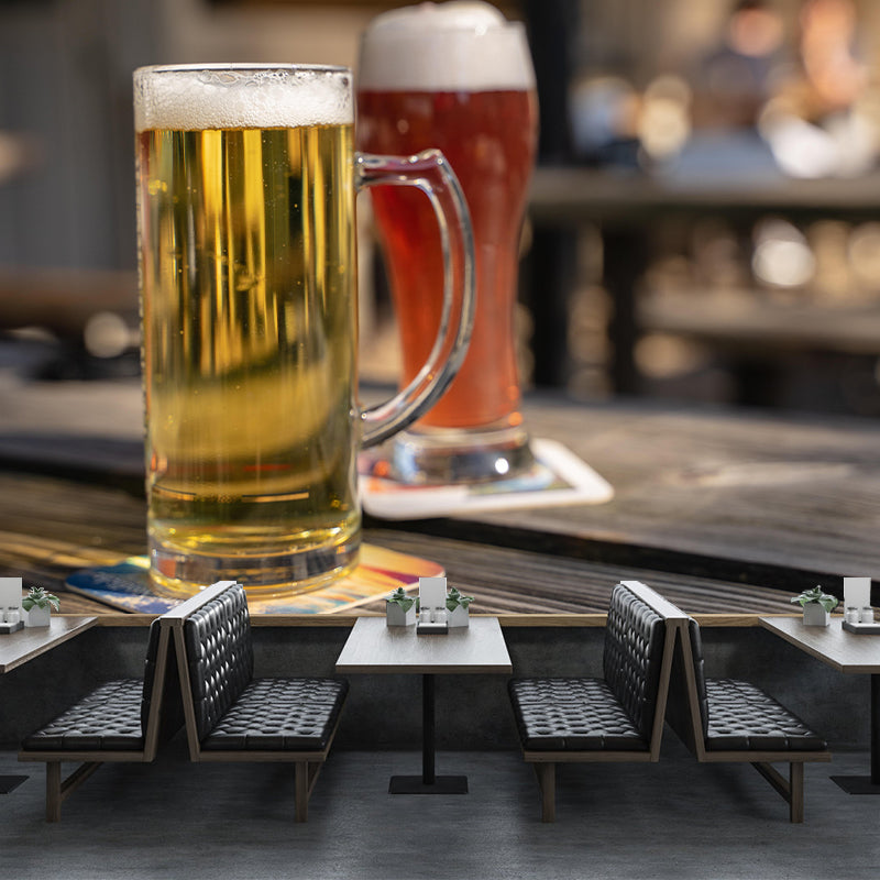 Contemporary Photography Beer Mural Light Color Commercial Use Wall Art for Club Decor