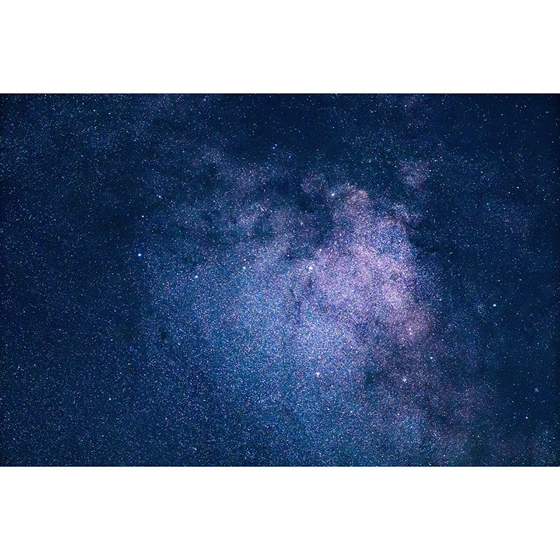 Astronomy Big Dark Mural Illustration Contemporary Milky Way Wall Covering