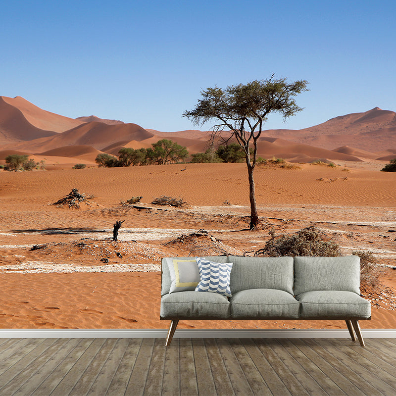 Desert Nature Landscape Modernism Wall Decor for Living Room Moisture Resistant