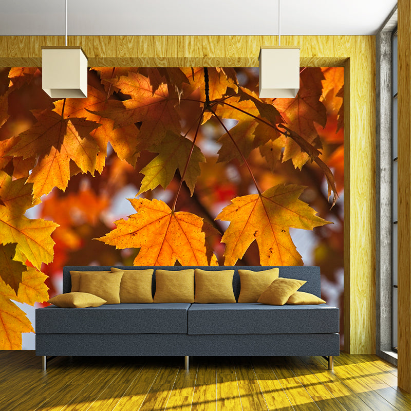 Leave Design Simplicity Style Mural Wallpaper Custom Wall Decals Home Decoration