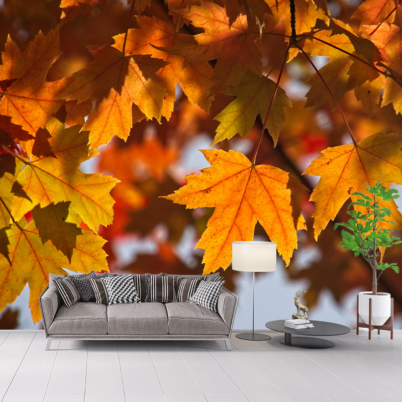 Leave Design Simplicity Style Mural Wallpaper Custom Wall Decals Home Decoration