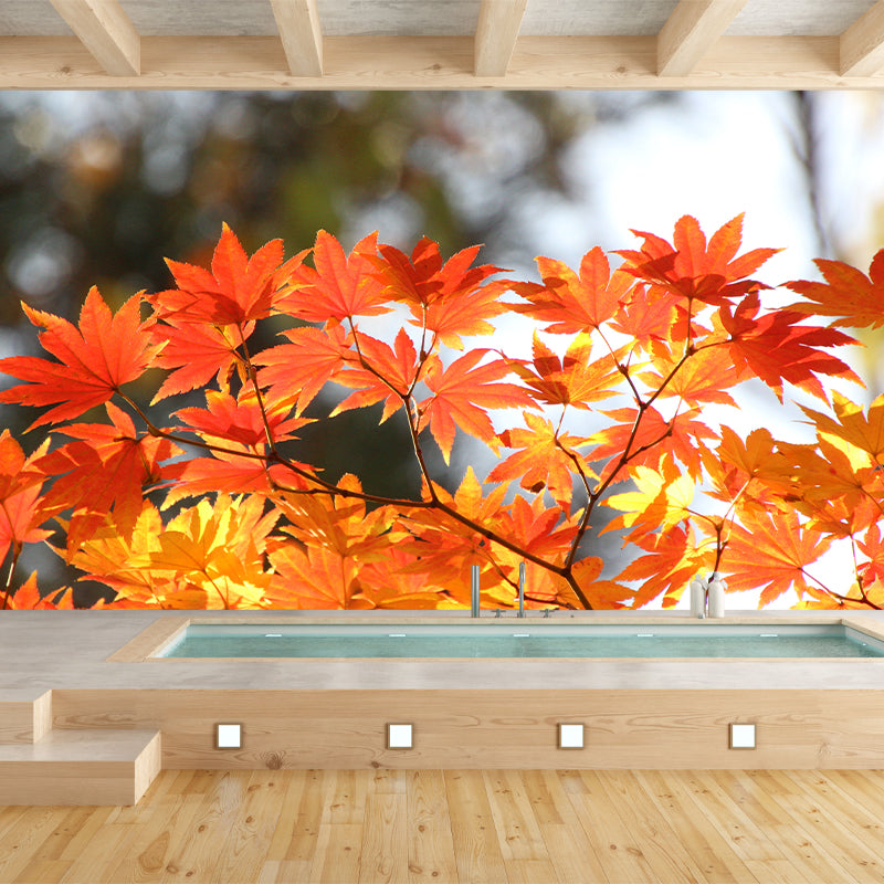 Leave Design Simplicity Style Mural Wallpaper Custom Wall Decals Home Decoration