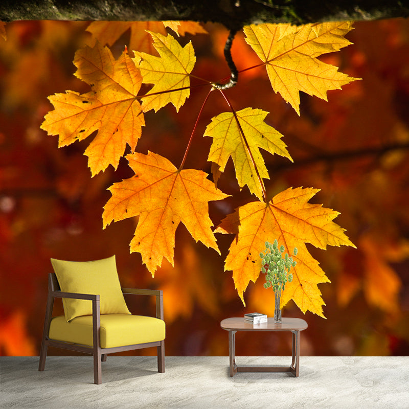 Leave Design Simplicity Style Mural Wallpaper Custom Wall Decals Home Decoration