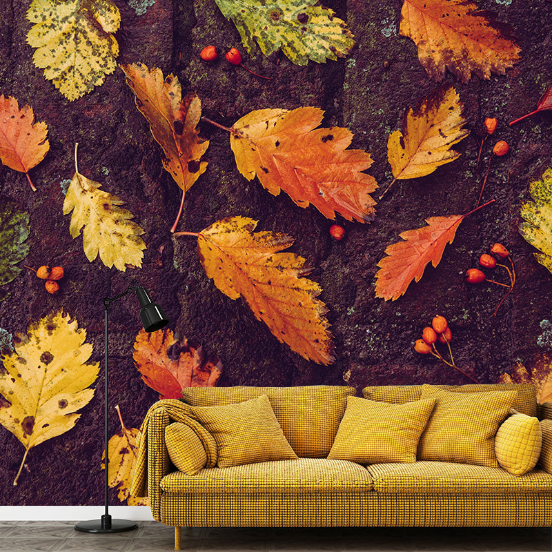 Leaves Wall Decals Living Room Bedroom TV Wall Decor ,Customized Size Available