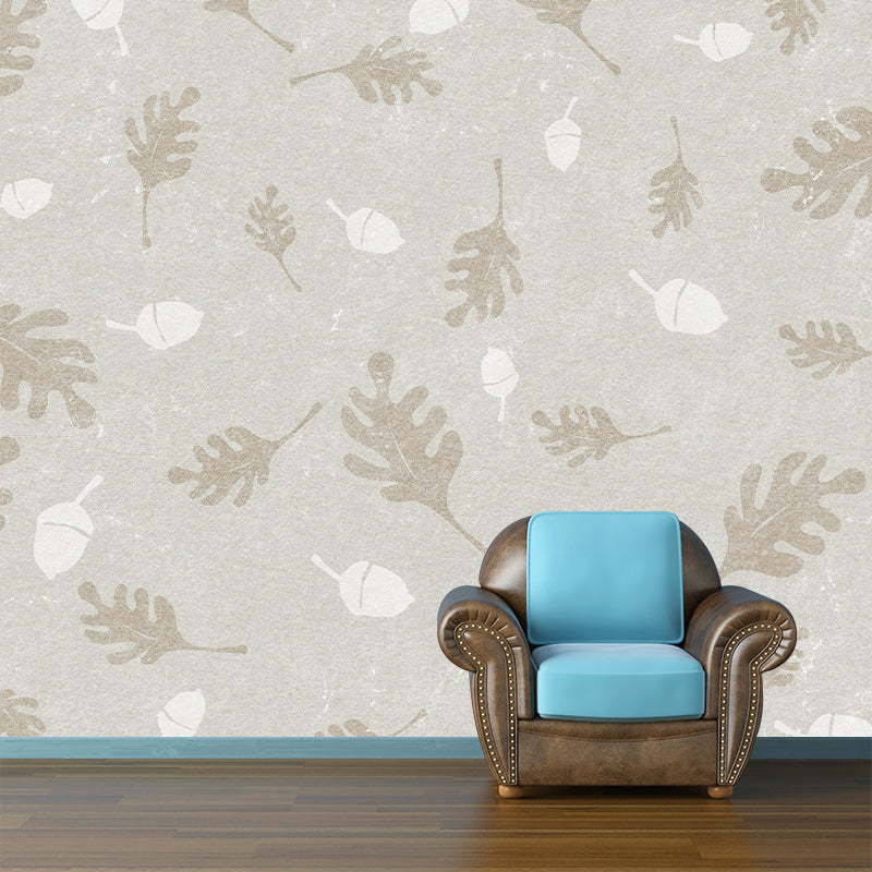 Simple Plant Wall Murals for Bedroom Wall Decoration Stain Resistant Wall Decals