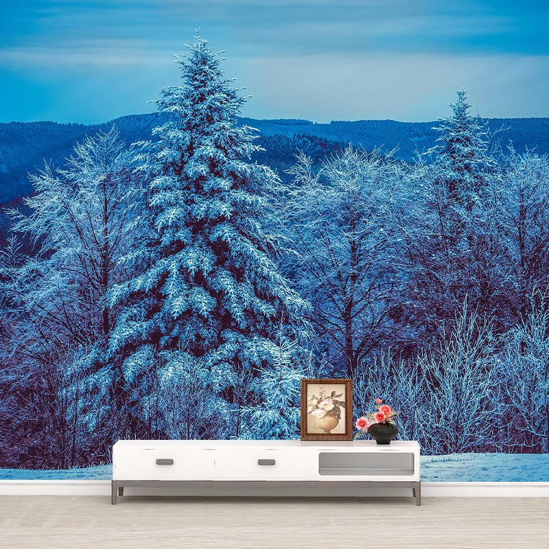 Photography Mildew Resistant Forest Mural Eco-friendly Modern Wall Covering for Adults Room