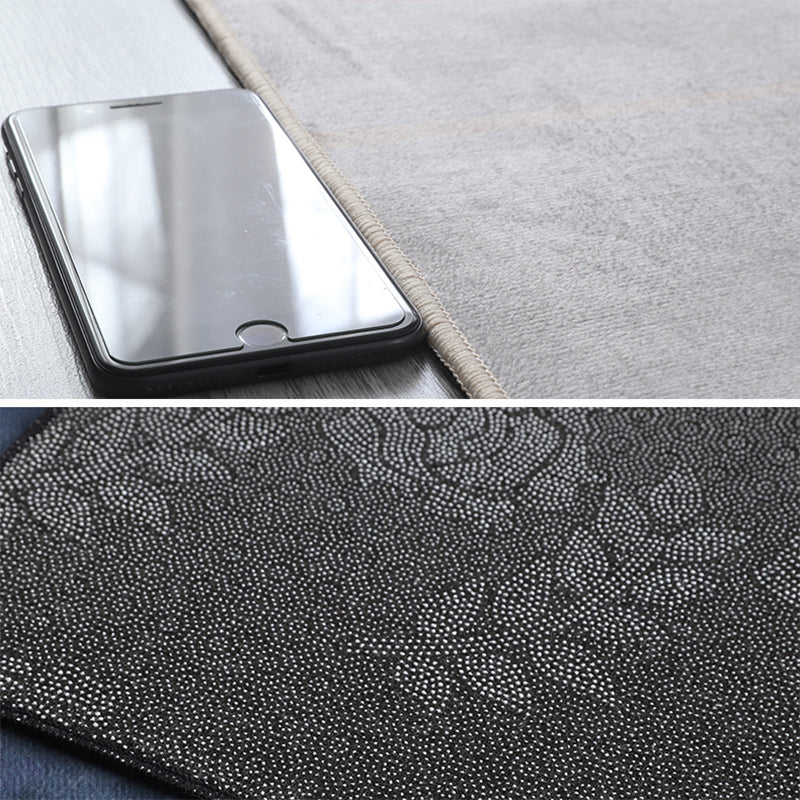 Grey Tone Modern Area Carpet Polyester Geometric Lines Indoor Rug Easy Care Carpet for Living Room