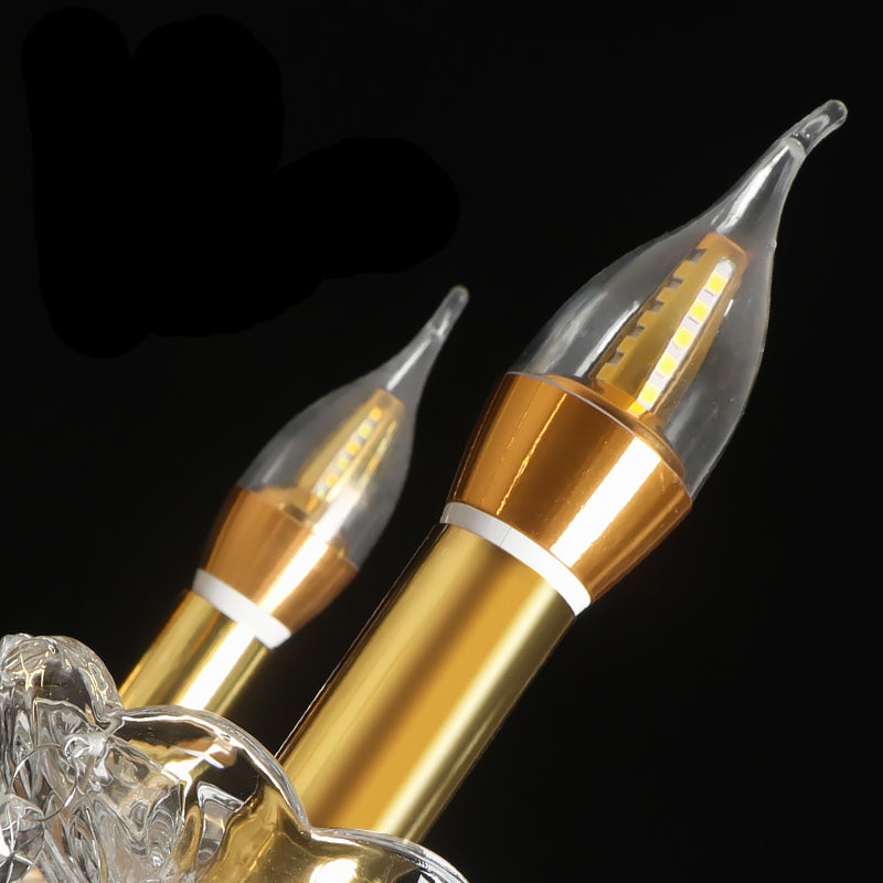 Kerze Kronleuchter Leuchte Traditionelle Kristallheizbeleuchtung für das Restaurant