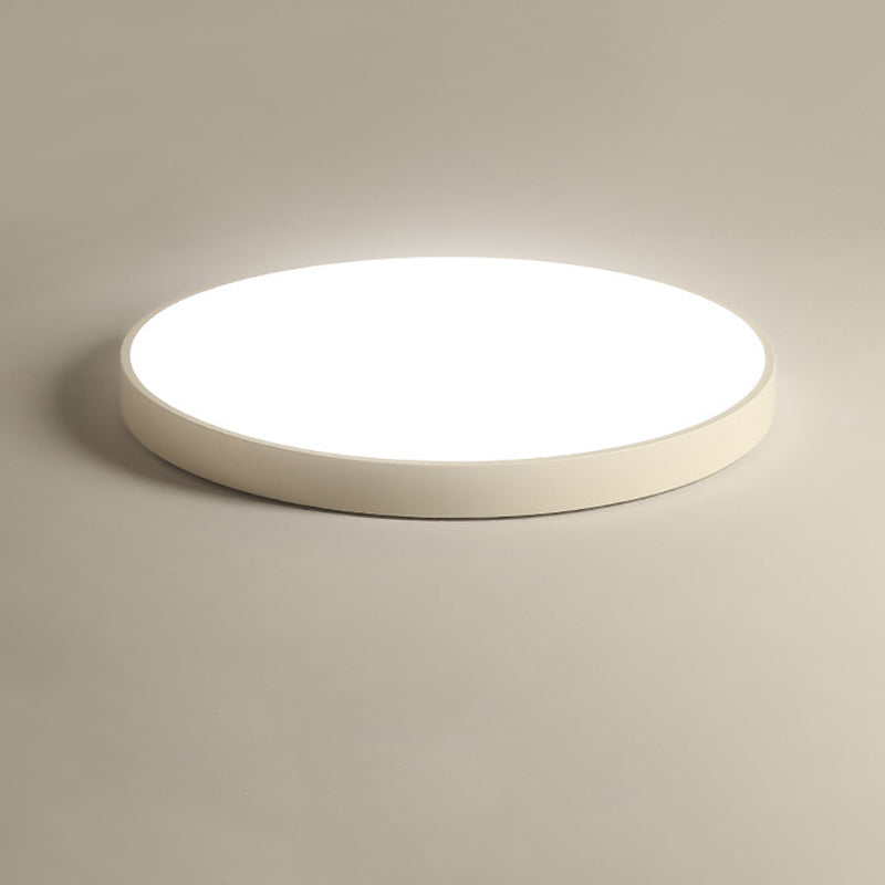 Modern Style Flush Ceiling Lights Macaron Metal LED Light for Living Room