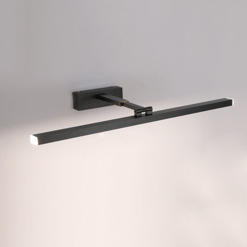 Lampada montata a parete a parete illuminazione a parete da bagno a LED NORDICO in nero in nero