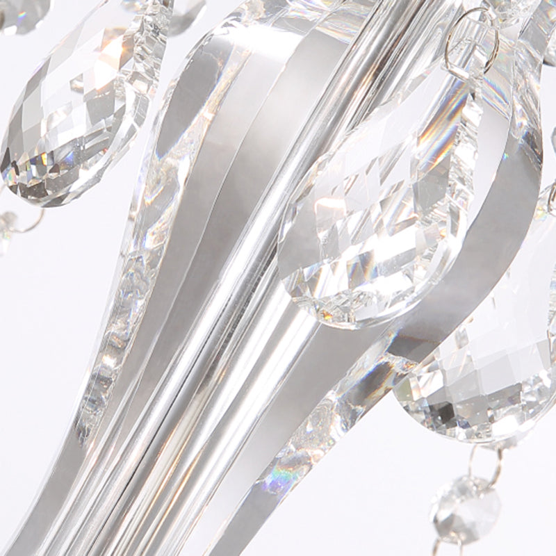 Kerze Kronleuchter Leuchte Traditionelle Kristallheizbeleuchtung für das Restaurant