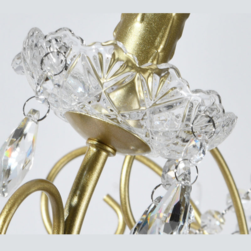 Candle Chandelier Light Fixture Traditional Metal Pendant Lighting for Restaurant