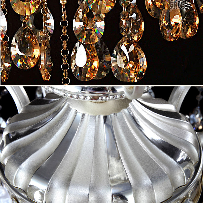 Candle Chandelier Light Fixture Traditional Metal Pendant Lighting for Restaurant