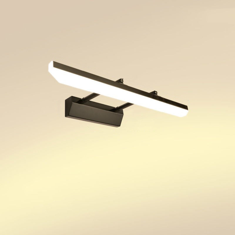 Illuminazione a parete lineare in stile minimalista in metallo a led montata lampada montata