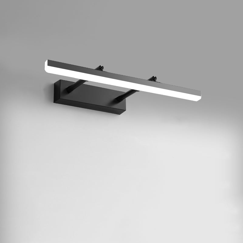 Strip Bath Bath Sconce Funce Seguite Metal LED Contemporary Wall Monte Light Segret