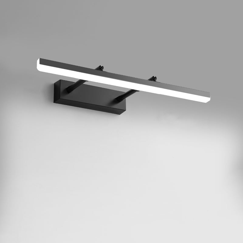 Strip Bathroom Sconce Light Fixture Metal LED Contemporary Wall Mount Light Fixture
