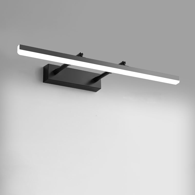 Strip Bathroom Sconce Light Fixture Metal LED Contemporary Wall Mount Light Fixture