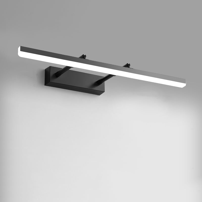 Strip Bathroom Sconce Light Fixture Metal LED Contemporary Wall Mount Light Fixture