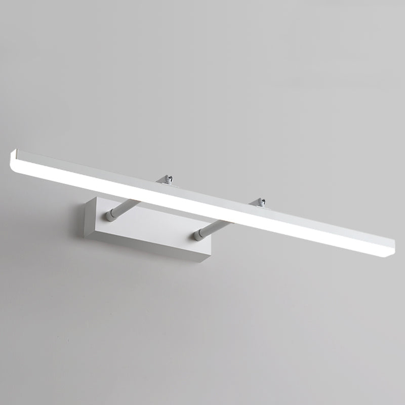 Strip Bathroom Sconce Light Fixture Metal LED Contemporary Wall Mount Light Fixture