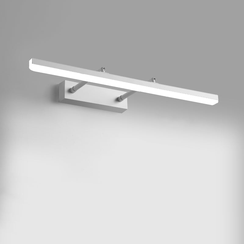 Strip Bathroom Sconce Light Fixture Metal LED Contemporary Wall Mount Light Fixture
