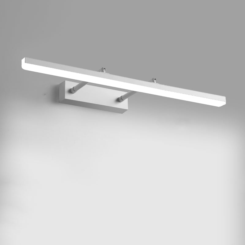 Strip Bathroom Sconce Light Fixture Metal LED Contemporary Wall Mount Light Fixture