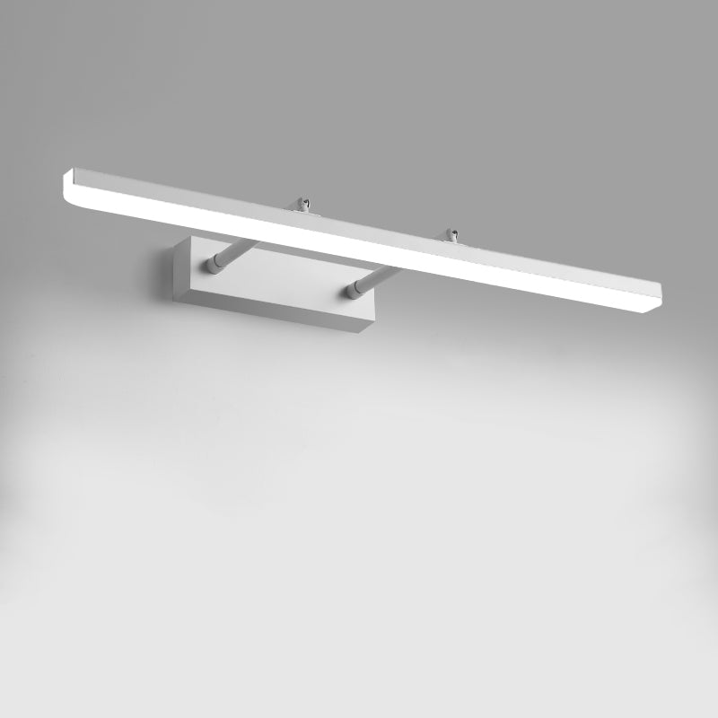 Strip Bathroom Sconce Light Fixture Metal LED Contemporary Wall Mount Light Fixture