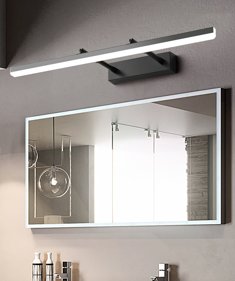 Strip Bathroom Sconce Light Fixture Metal LED Contemporary Wall Mount Light Fixture